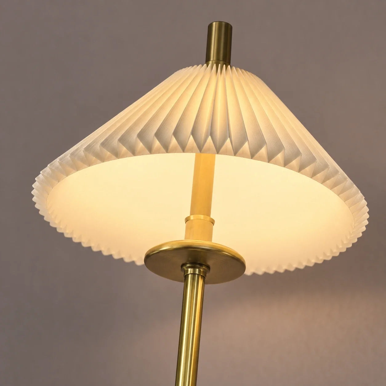 Bliss & Birch Twin Pleated Cone-Shade Wall Sconce