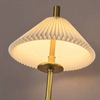 Bliss & Birch Twin Pleated Cone-Shade Wall Sconce