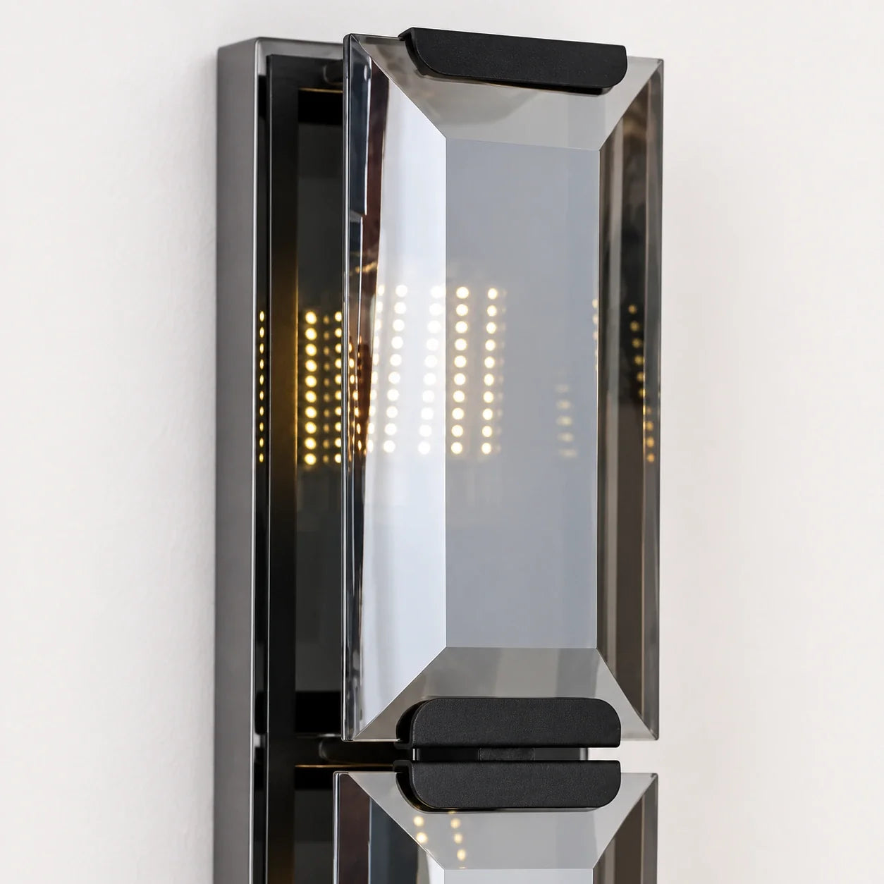 Bliss & Birch Twin-Tier Rectangular Lantern Wall Sconce