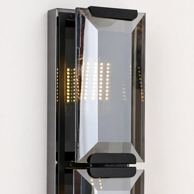 Bliss & Birch Twin-Tier Rectangular Lantern Wall Sconce