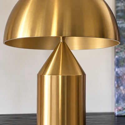 Bliss & Birch Antique-Gold Dome Table Lamp
