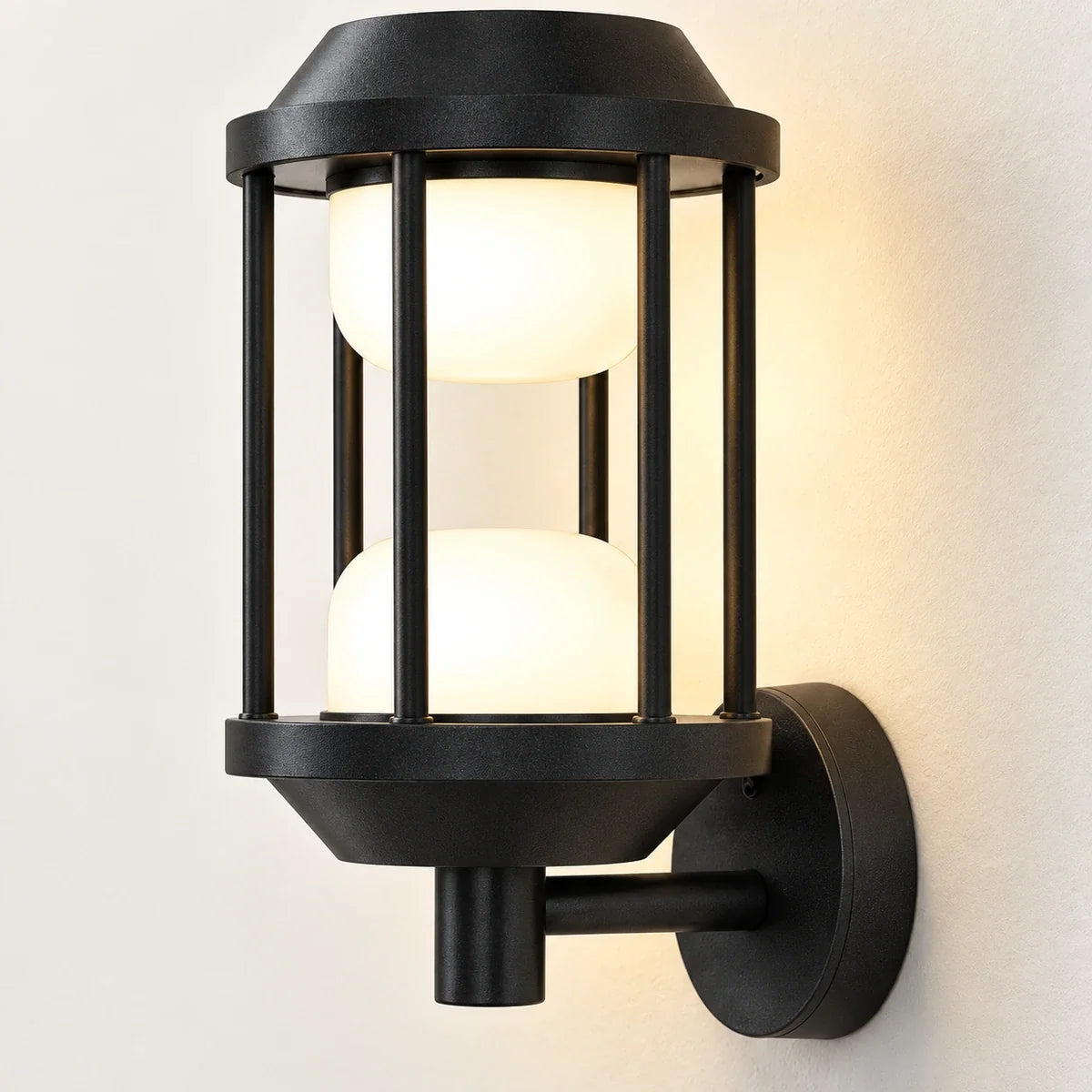Bliss & Birch Twin Glow Cage Outdoor Wall Light