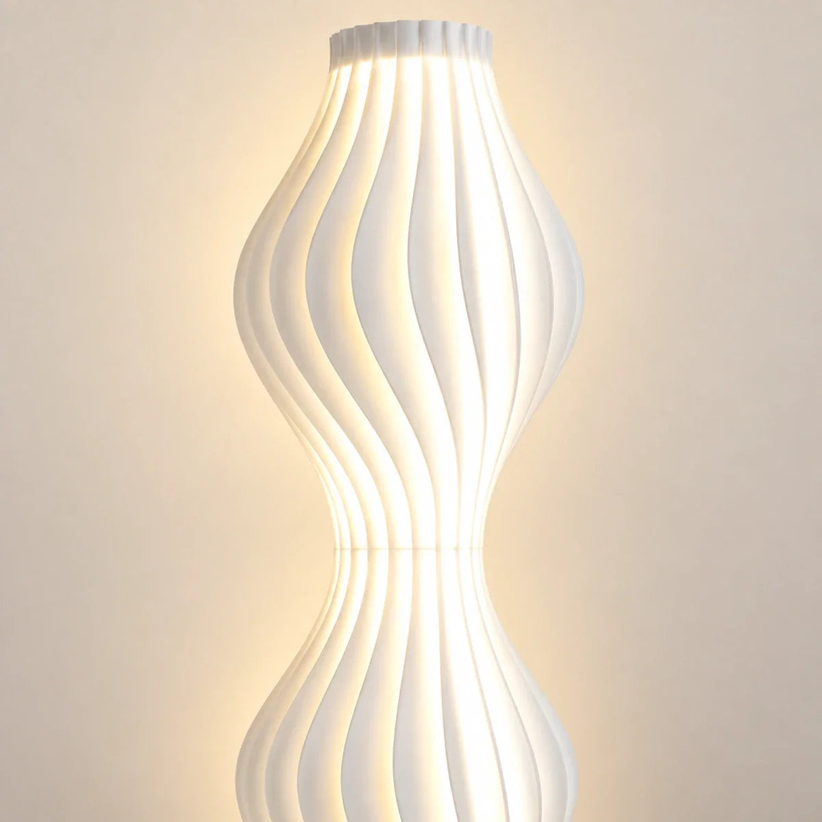 Bliss & Birch Sculptural Twist LED Floor Lamp