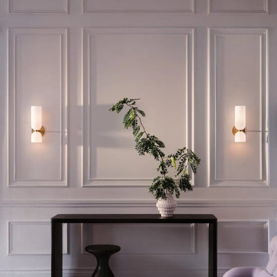 Double Head Glass & Iron LED Sconce (Pack of 2)