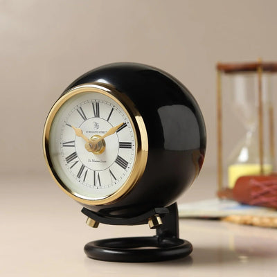 Spheron Desk Clock | Modern Table Clock for Home Décor, Office Desk