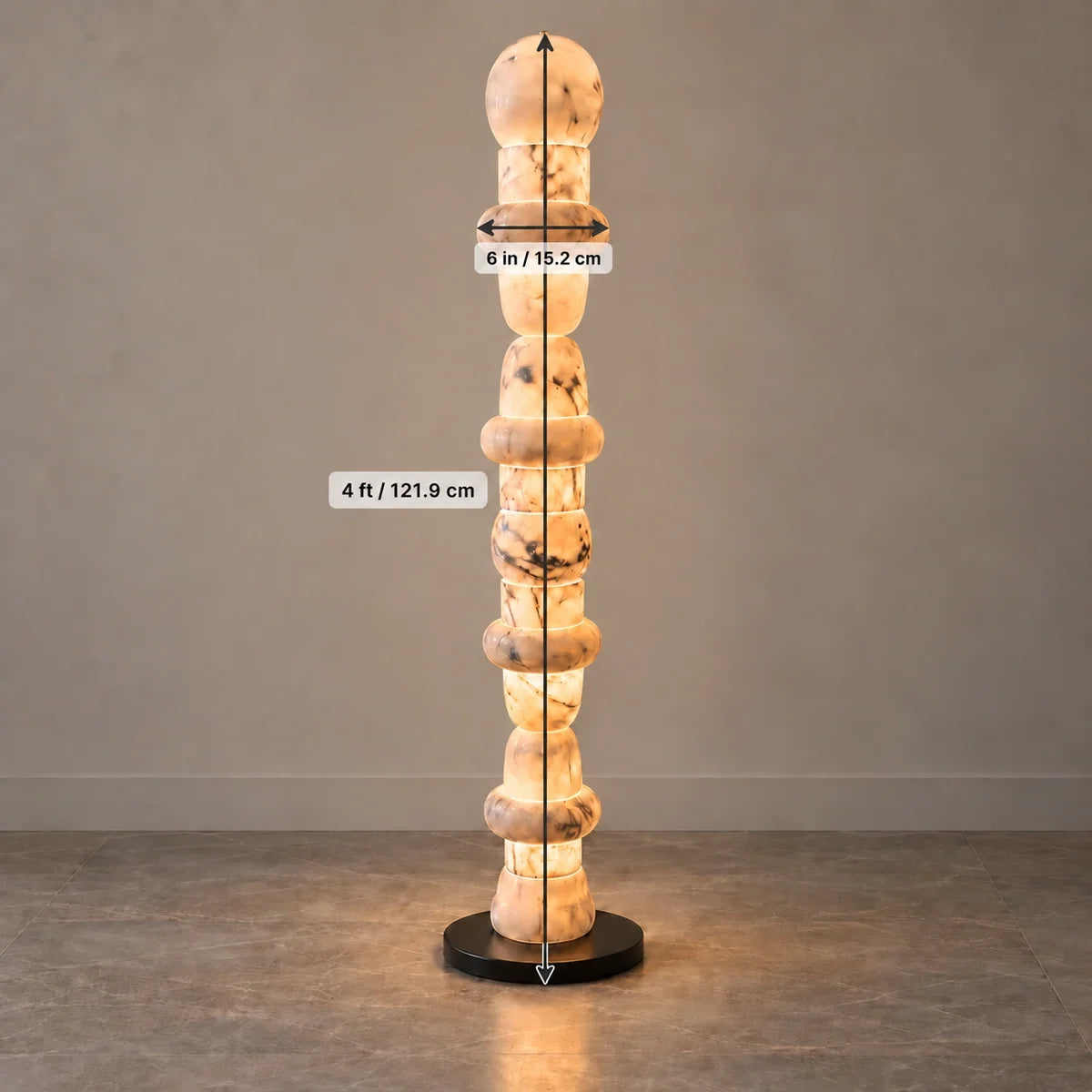 Bliss & Birch Trio Marble Light