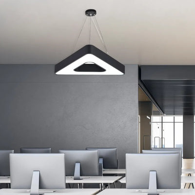 TriHalo Triangle Ring LED Pendant