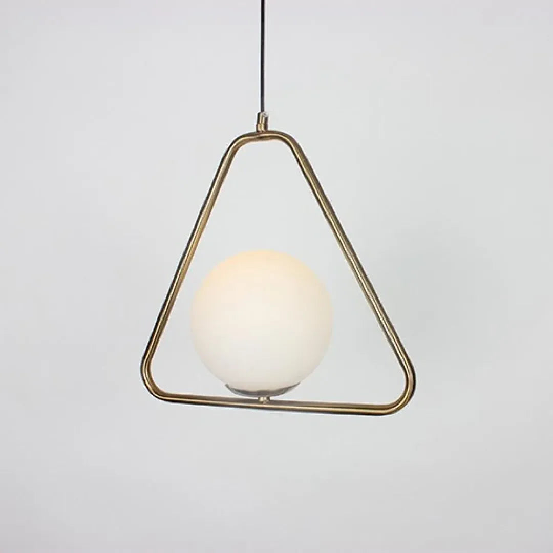 B&B Globe in Triangle Shape Hanging Light (Pack of 2)
