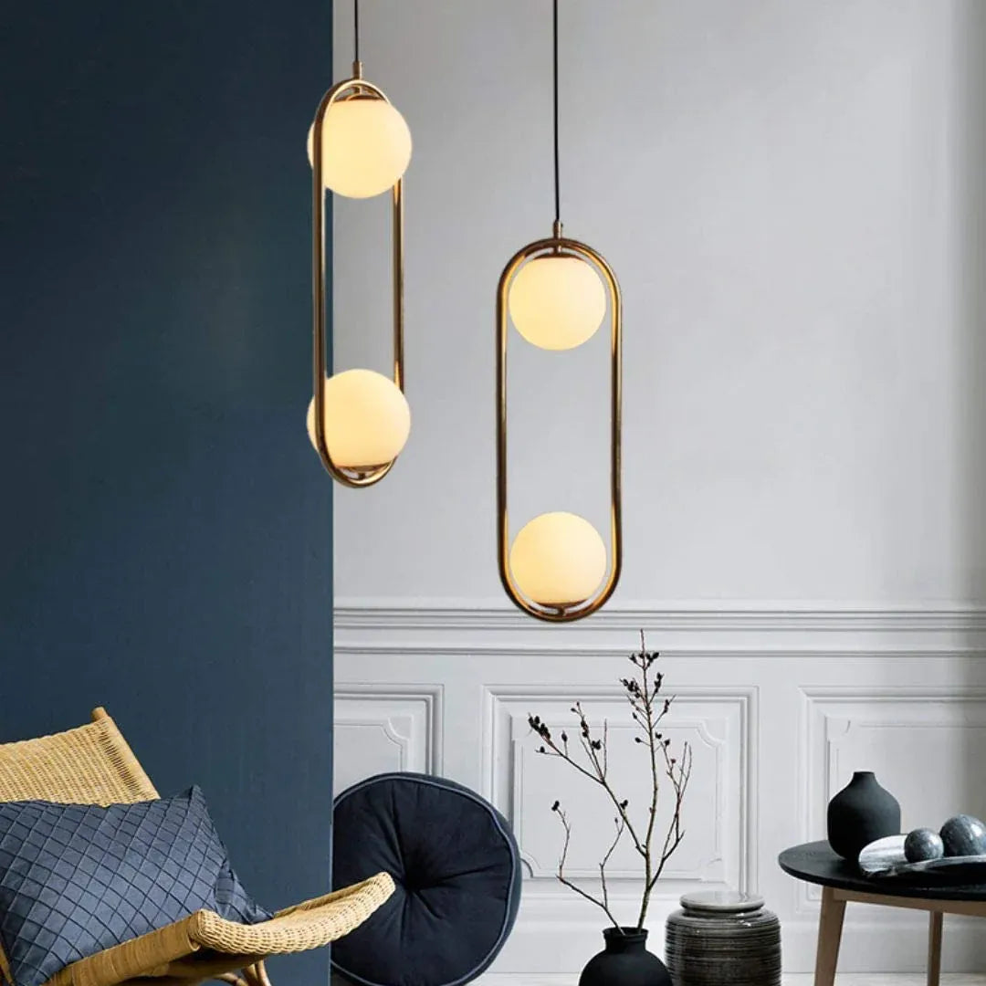 Capsule Double Drop Pendant Light (Pack of 2)