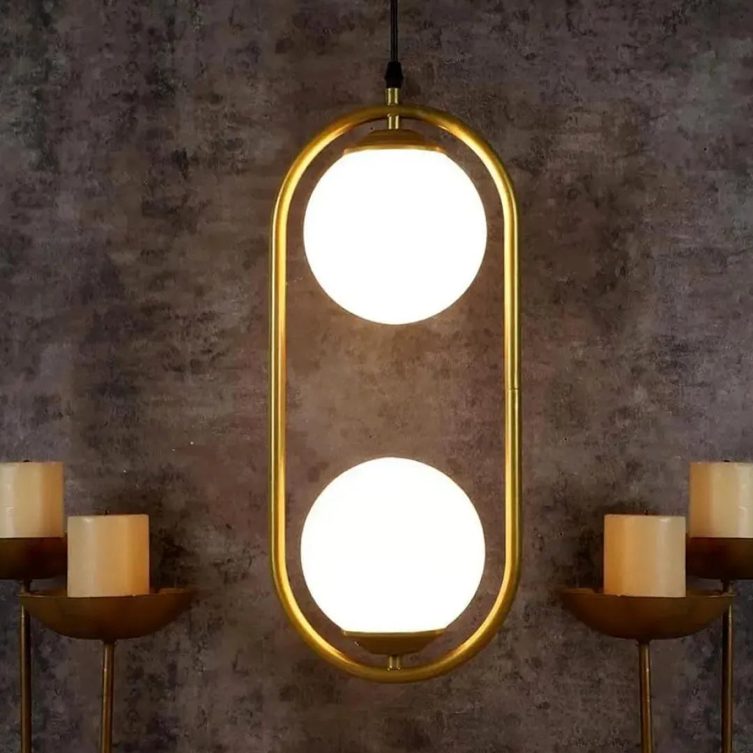 Capsule Double Drop Pendant Light (Pack of 2)