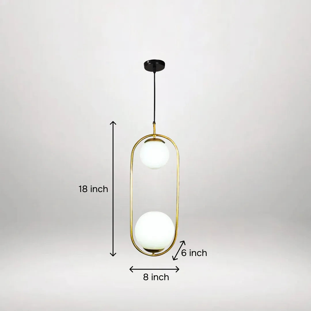 Capsule Double Drop Pendant Light (Pack of 2)