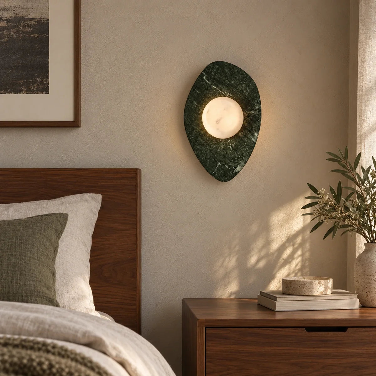 Bliss & Birch Sloppy Marble Wall Lamp