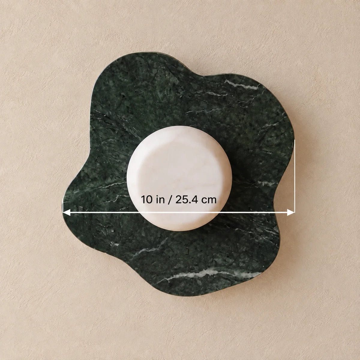 Bliss & Birch Green Cosmia Marble Wall Lamp