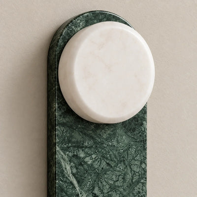 Bliss & Birch Green Forest Linear Marble Wall Light