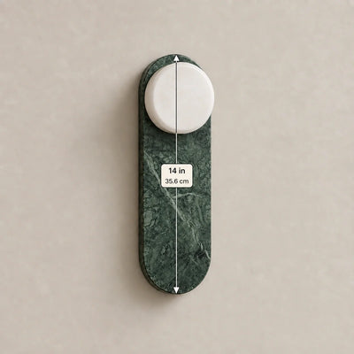 Bliss & Birch Green Forest Linear Marble Wall Light