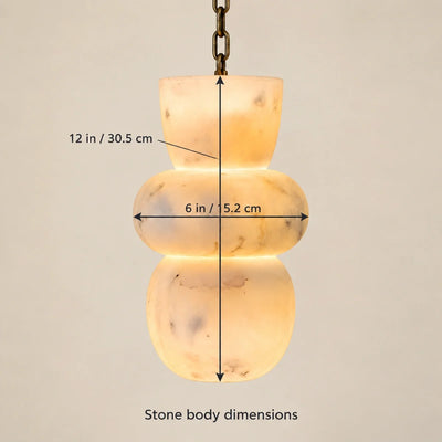 Bliss & Birch Trio Marble Light