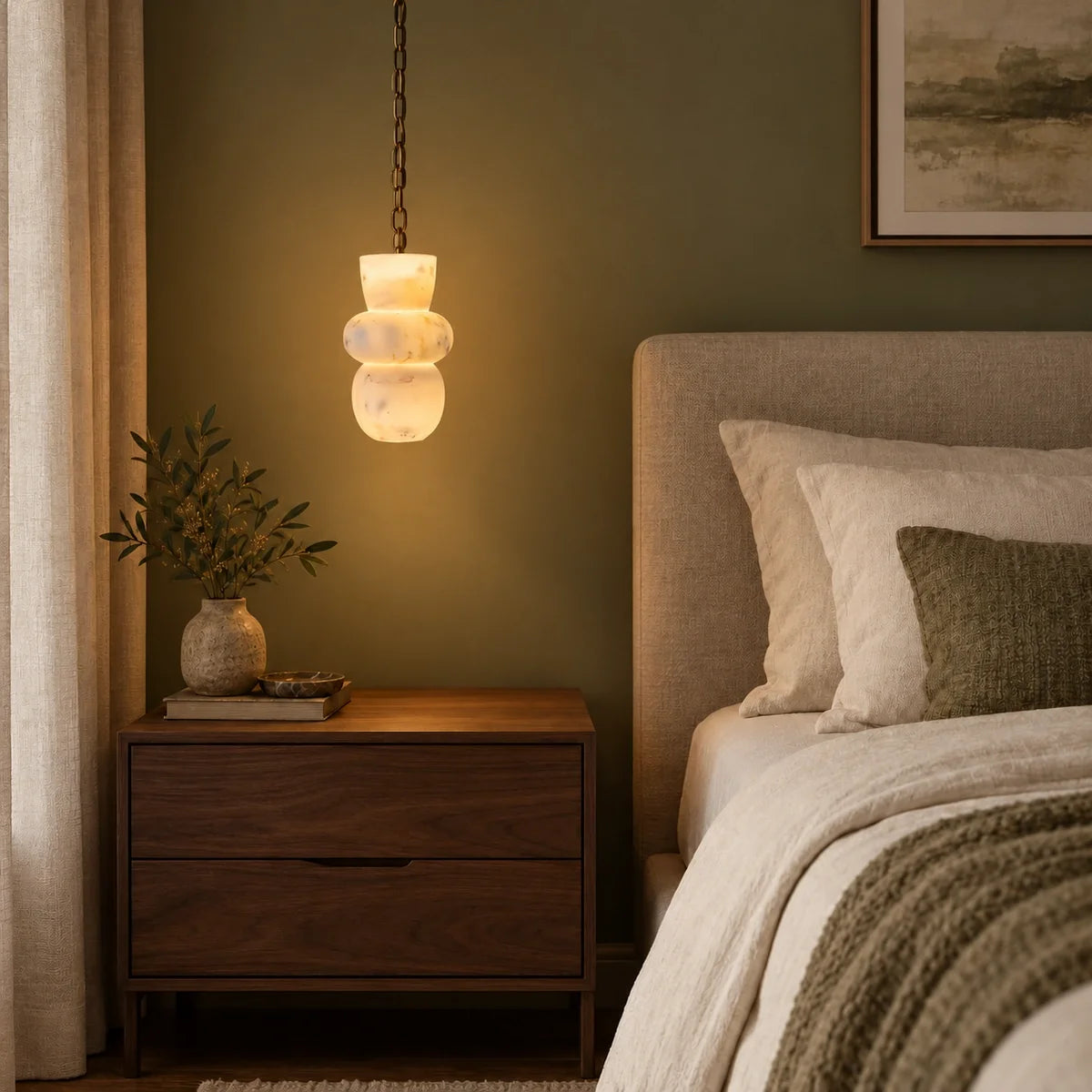 Bliss & Birch Trio Marble Light