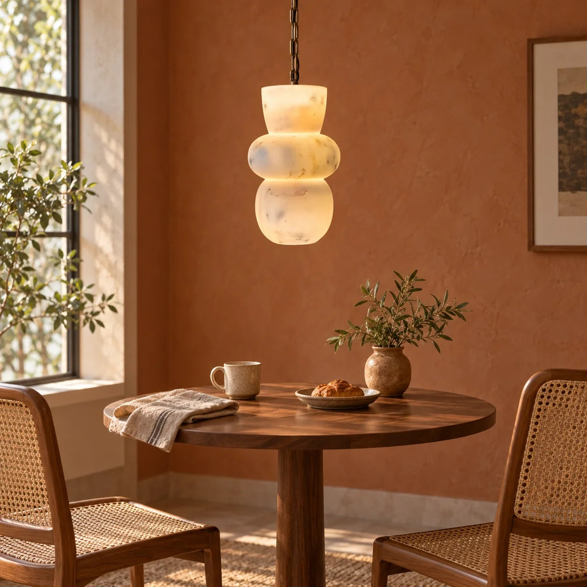 Bliss & Birch Trio Marble Light