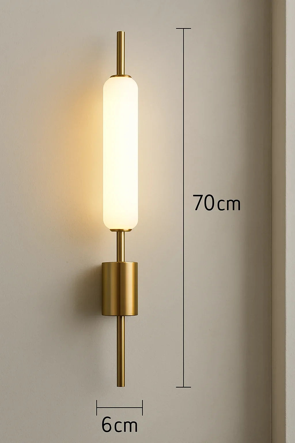 Modern Linea Vertical Sconce
