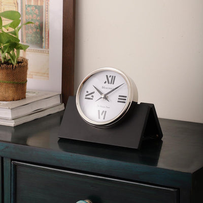 Varner Table Clock for Living Room Table | Stylish Desk Clock for Home Decor