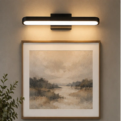 Bliss & Birch Black Rounded LED Mirror Light