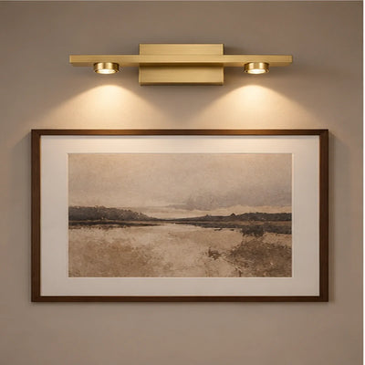 Bliss & Birch Antique Brass Two-Light Accent Bar