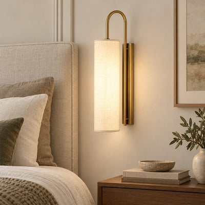 Bliss & Birch Tall Cylinder Shade Wall Sconce