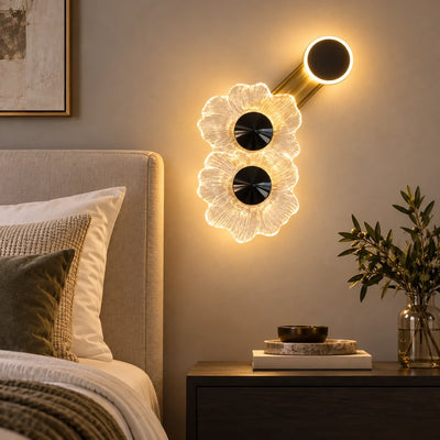 Bliss & Birch Floral Halo Illuminated Wall Art