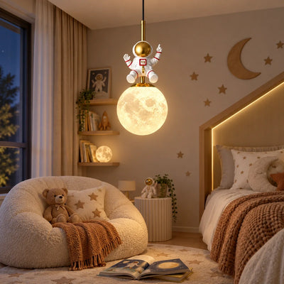 Bliss & Birch Astronaut Globe Pendant