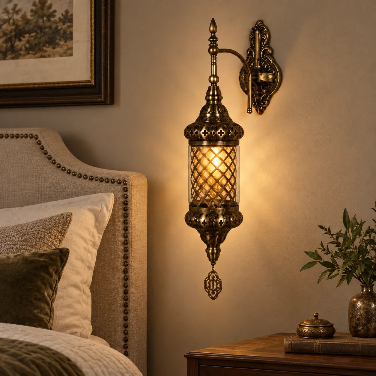 Bliss & Birch Antique Mesh Globe Wall Sconce