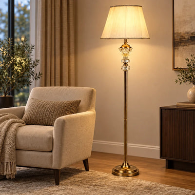 Bliss & Birch Crystal Accent Table & Floor Lamp