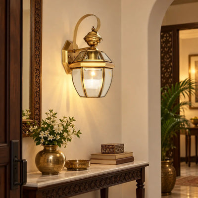 Bliss & Birch Classic Hexagonal Lantern Wall Sconce