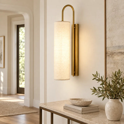 Bliss & Birch Tall Cylinder Shade Wall Sconce
