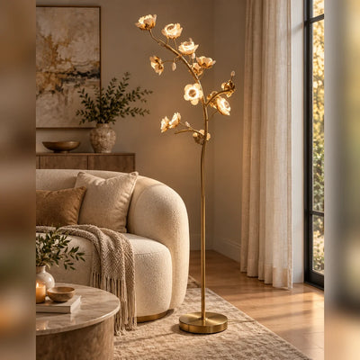 Bliss & Birch Sculptural Floral Branch Floor Lamp