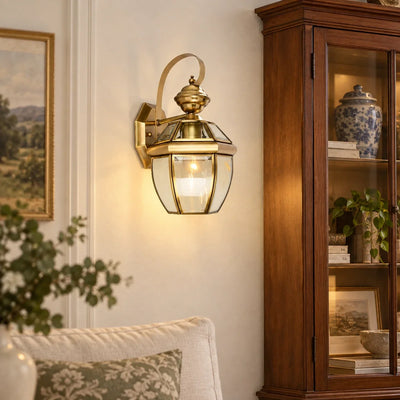 Bliss & Birch Classic Hexagonal Lantern Wall Sconce