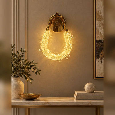 Bliss & Birch Faceted Loop Decorative Wall Light