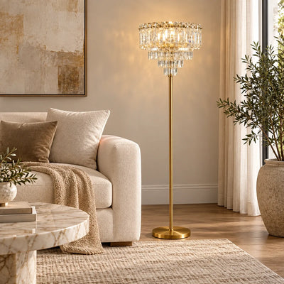 Bliss & Birch Faceted Accent LED Floor Lamp
