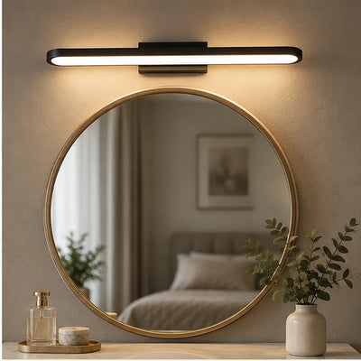 Bliss & Birch Black Rounded LED Mirror Light