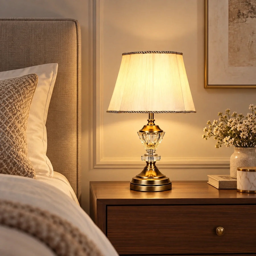 Bliss & Birch Crystal Accent Table & Floor Lamp