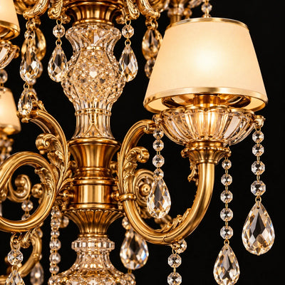 Bliss & Birch Monumental Multi-Tier Crystal Chandelier