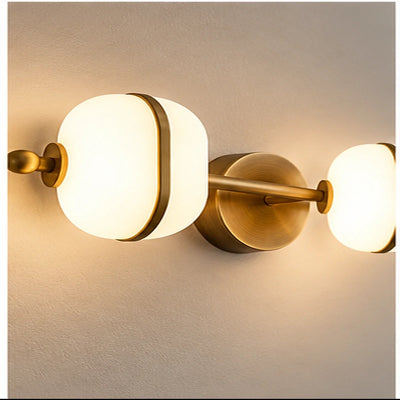 Bliss & Birch Antique Brass Three-Light Vanity Bar