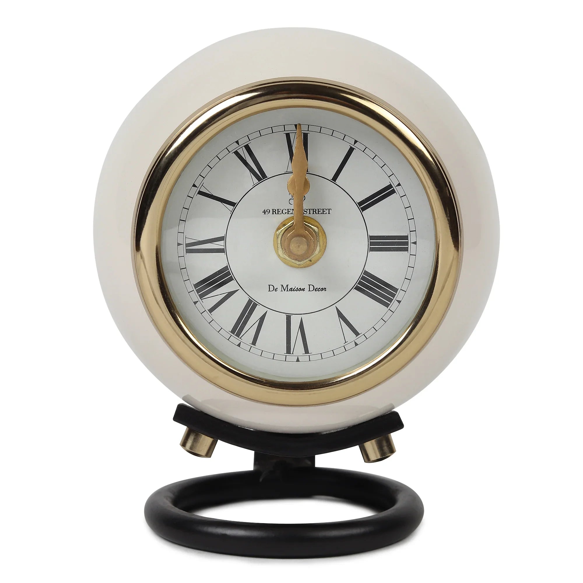 Spheron Desk Clock | Modern Table Clock for Home Décor, Office Desk
