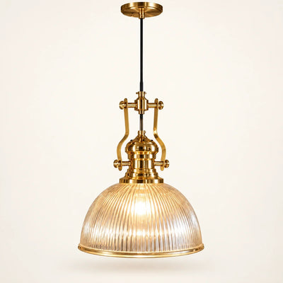 Bliss & Birch Ribbed Lantern Dome Pendant
