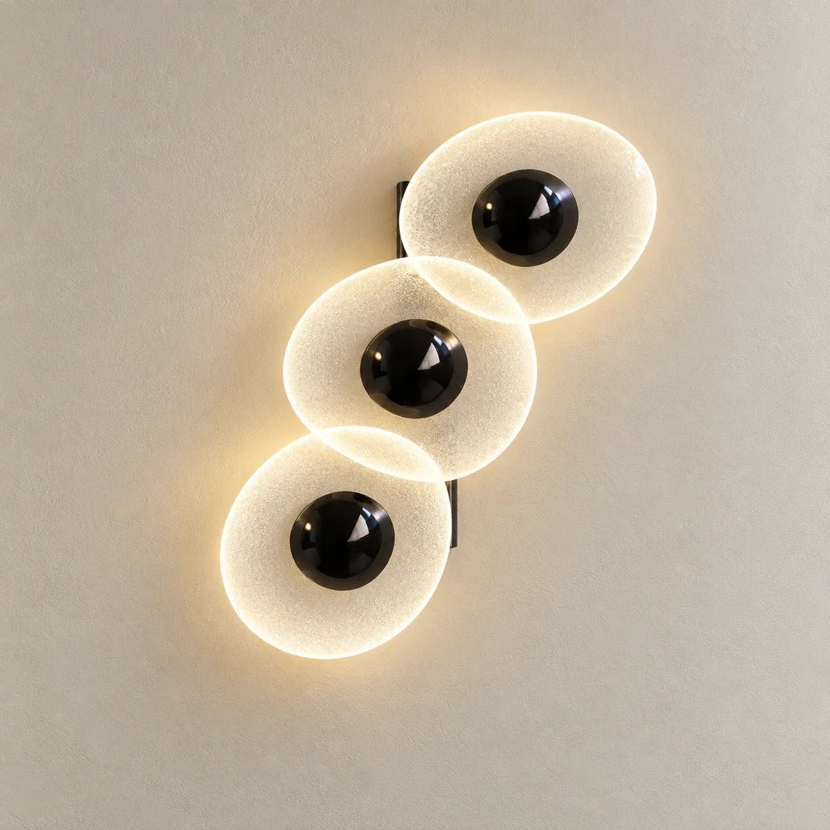 Bliss & Birch Triple Oval Illuminated Wall Art