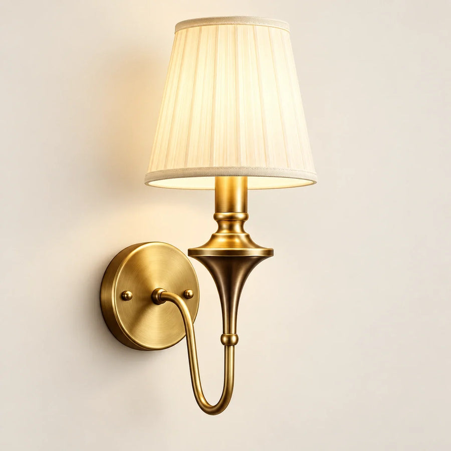 Bliss & Birch Single Arm Tapered Shade Wall Sconce