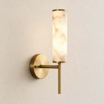 Bliss & Birch Alabaster-Look Bar Wall Sconce