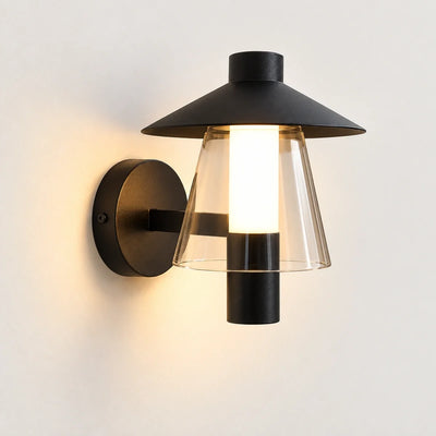 Bliss & Birch Halo Hood Outdoor Wall Light