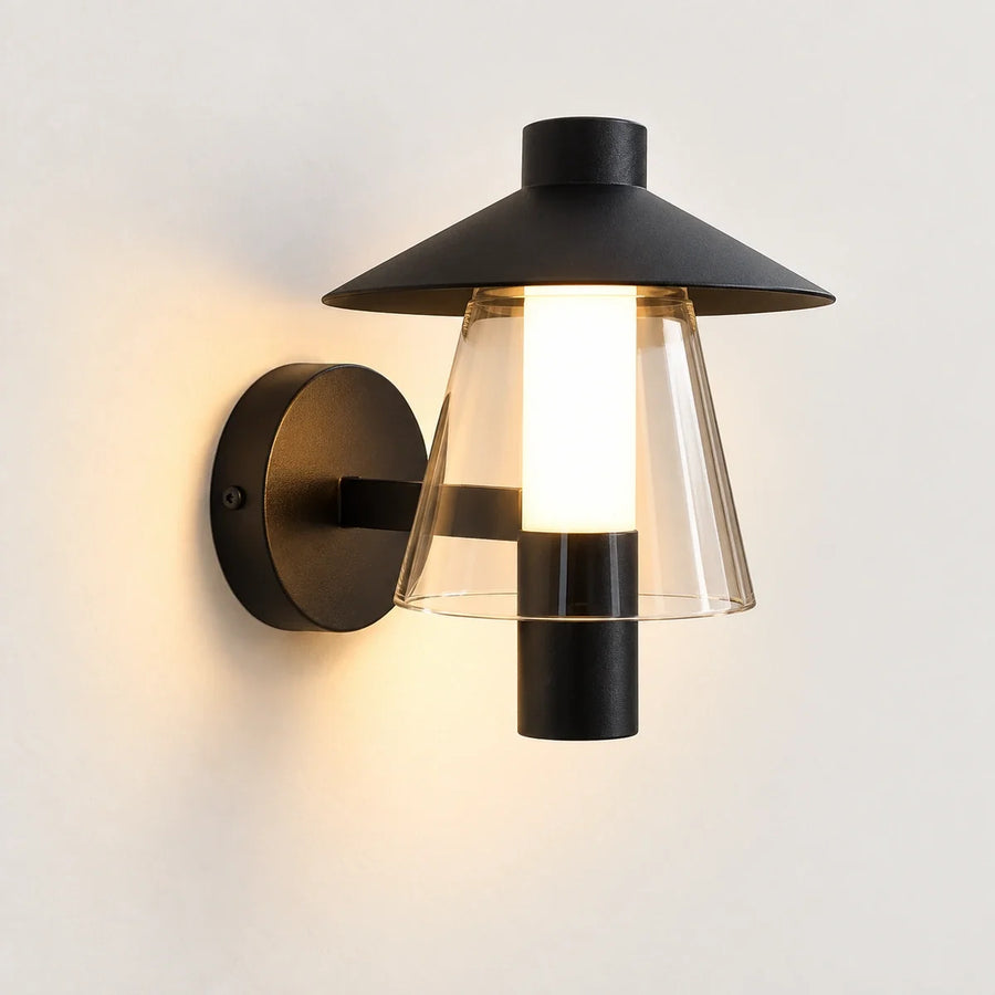 Bliss & Birch Halo Hood Outdoor Wall Light
