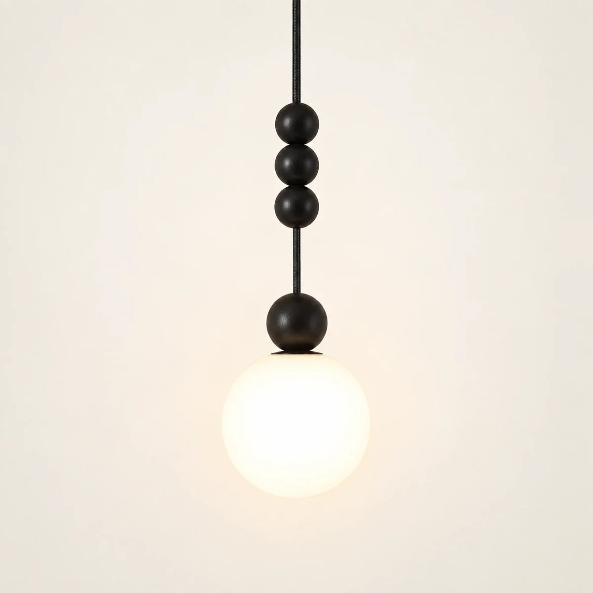 Bliss & Birch Decorative Black Bead Globe Pendant