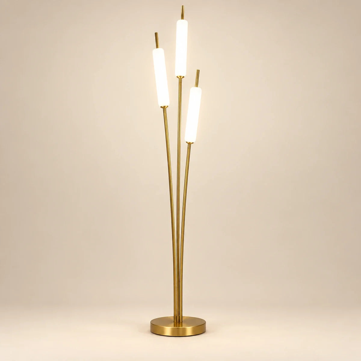 Bliss & Birch Staggered Three-Tube LED Floor Lamp